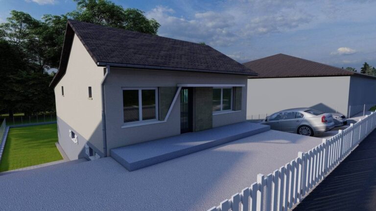Extension accolée à une maison individuelle