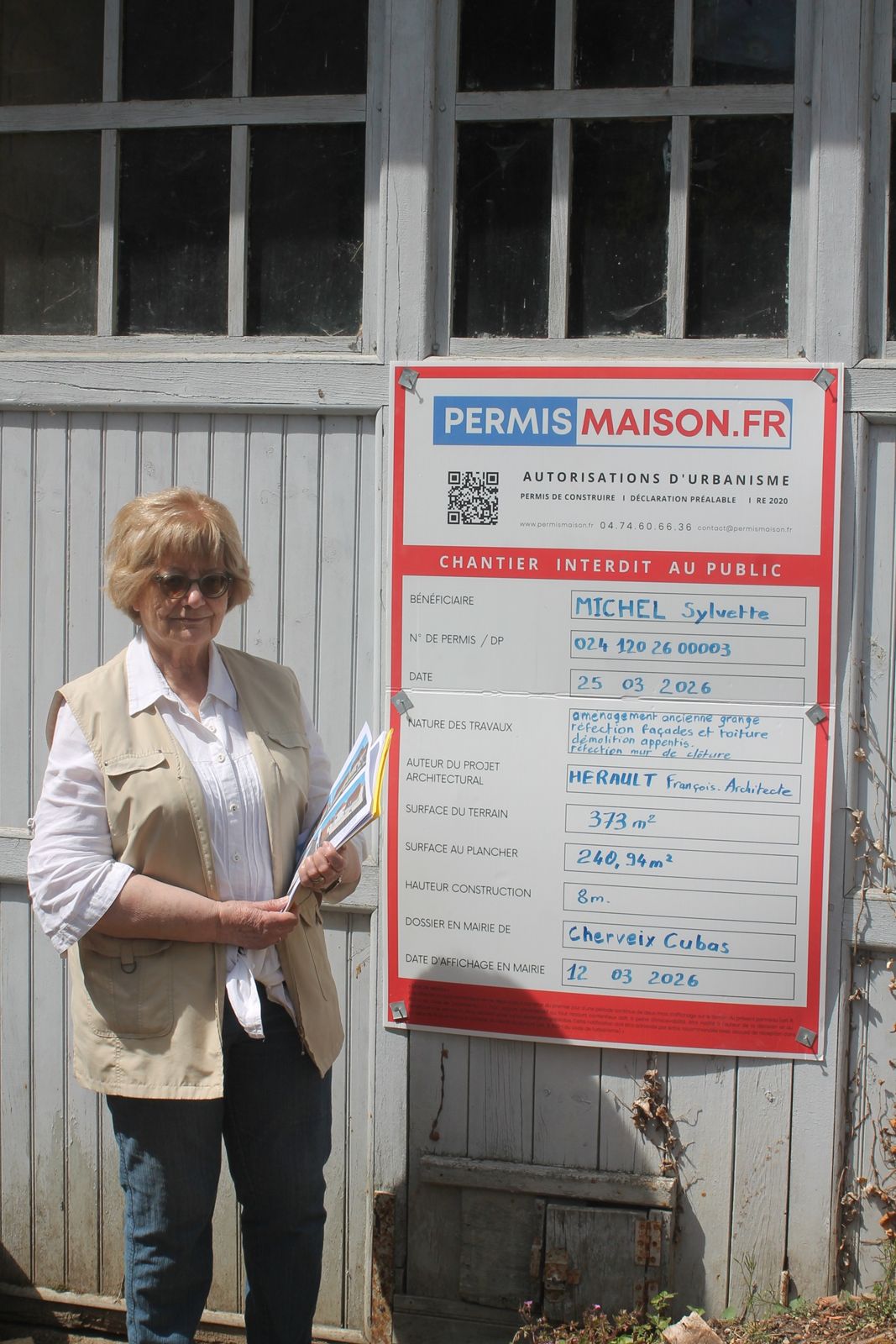 Chantier Permis Maison — Aménagement d'une ancienne grange