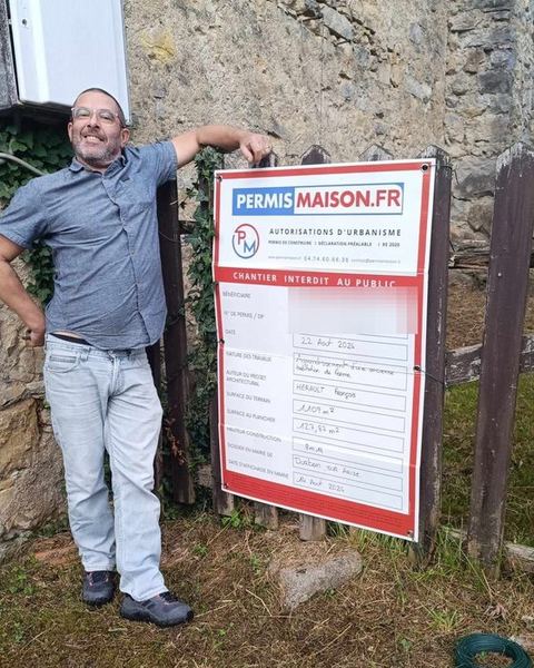 Chantier Permis Maison — Agrandissement d'une ancienne ferme, Durban-sur-Arize · Ariège
