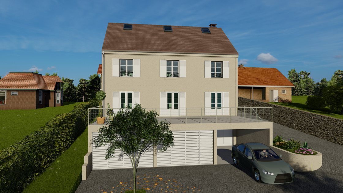 Modelisation 3D : Maison traditionnelle